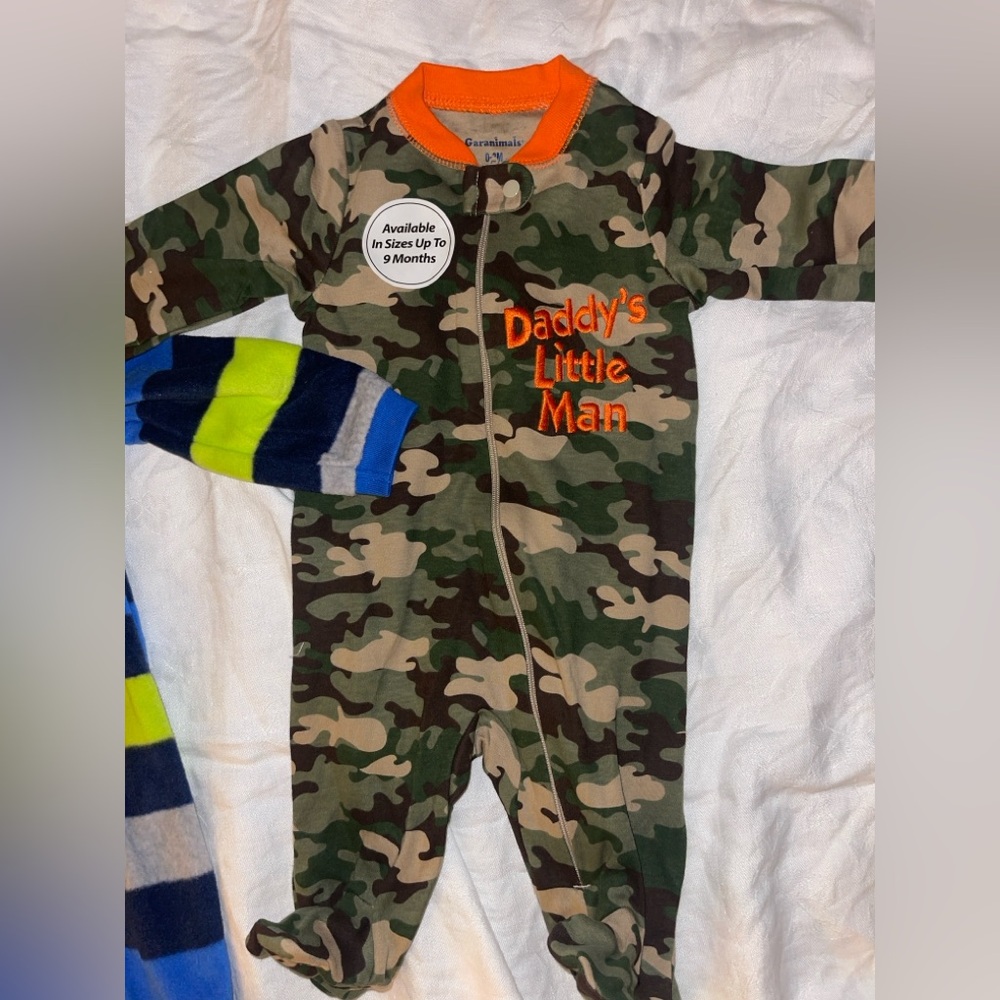 0-3 Months Garanimals Boys Bundle Bulk Onesies 4pc. - Picture 2 of 5